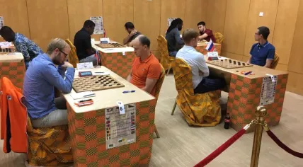 Checkers World Championships in the Ivory Coast, 1 Oct 2019