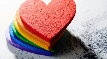 Rainbow hearts 