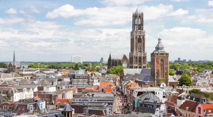 Aerial photo of Utrecht