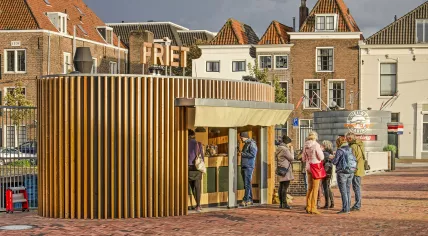 Fries shop in Middelburg, 9 Oct 2019