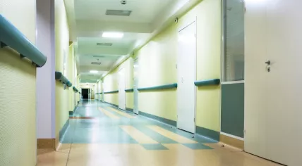 Clinic hallway