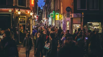 Amsterdam at night