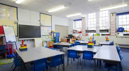 Primary school classroom 