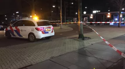 Police scene Amsterdam ATM explosive
