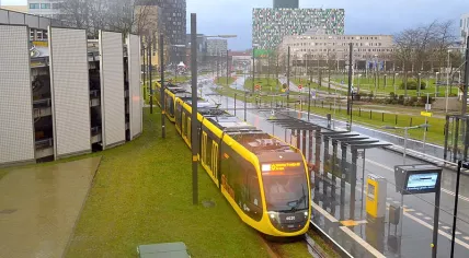 Utrecht's new fast tram 22 on the Uithof line, 14 December 2019