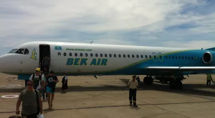 A Foker 100 aircraft from Bek Air