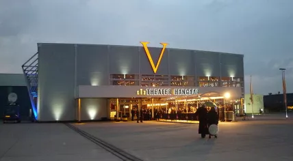 TheaterHangaar on Valkenburg airfield, built for musical Soldaat van Oranje