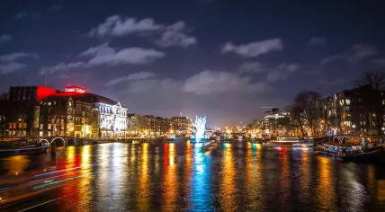 The Carré on the Amstel River in Amsterdam. 12 January 2017