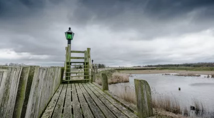 The old port of Schokland in the Noordoostpolder