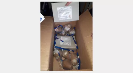 A portion of the fireworks found by police in Winterswijk, Gelderland. 29 October 2020