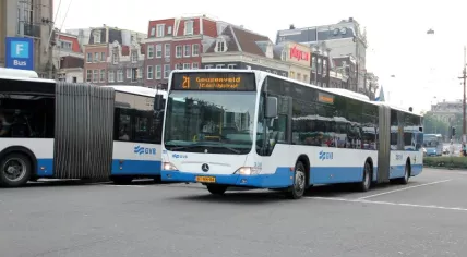 GVB bus 21 in Amsterdam
