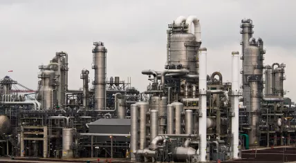 Petrochemical factory Rotterdam