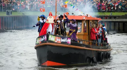Arrival Sinterklaas in fictional village this year