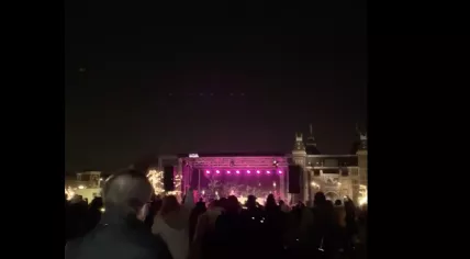 Crowds gathered on Museumplein for demonstrations agains Corona measures