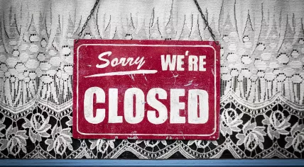 Shops have closed for the second lockdown
