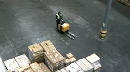 One of three suspects wanted for stealing €3 million worth of electronics from a warehouse at Schiphol Airport, 5 June 2019