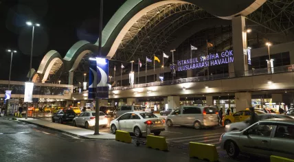Sabiha Gökçen International Airport in Istanbul, Turkey