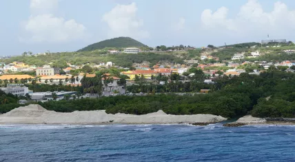 View of Willemstad on Curacao