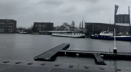 Winter Storm Dennis hits Amsterdam Oost