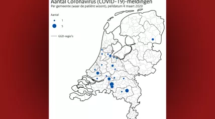 Covid-19 infections in the Netherlands 4 March 2020