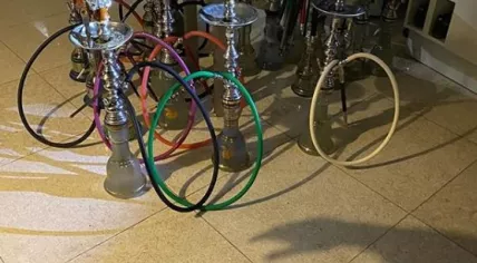 Illegal shisha lounge found in a home on Jufferstraat in Rotterdam, 17 April 2020