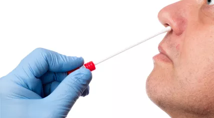 Nasal swab test