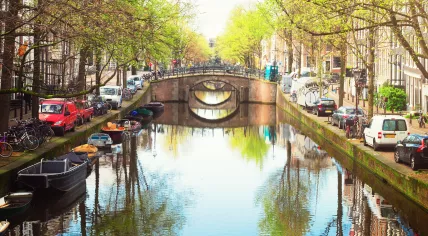 Sunny day in Amsterdam