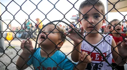Child asylum seekers in Greece