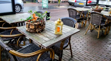 A Cafe Terrace in Amsterdam in 2018