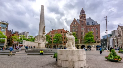 National Monument on Dam Square in Amsterdam