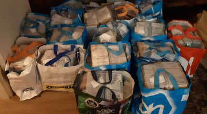 12.6 million in cash found in a money laundering investigation in Eindhoven. May 1, 2020