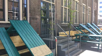Bombarie, a cafe in Amsterdam Oost, announces their reopening on June 1. 17 May 2020
