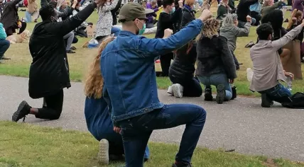 Black Lives Matter protest in Zwolle, 7 June 2020