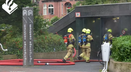 Fire at the Singelgarage on Ritsevoort in Alkmaar, 1 July 2020