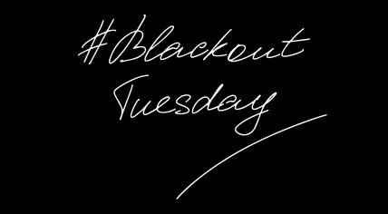 #BlackoutTuesday