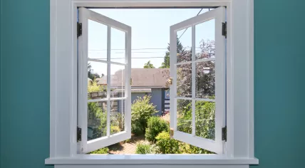Open window