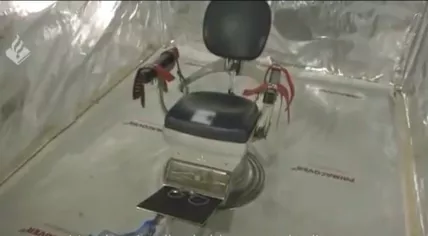 Torture chamber in an underworld prison discovered in Wouwse Plantage in Noord-Brabant, 22 June 2020