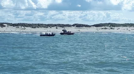 Emergency services search for a 14-year-old German girl who disappeared off the coast of Ameland on 11 July 2020