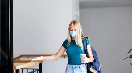 Face mask at school