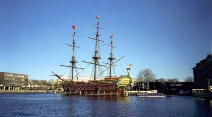 Replica of VOC ship Amsterdam