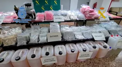 Drugs seized in largest raid in Spanish history