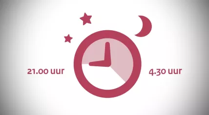 Portion of a Dutch government poster warning of a curfew during the coronavirus lockdown. January 2021