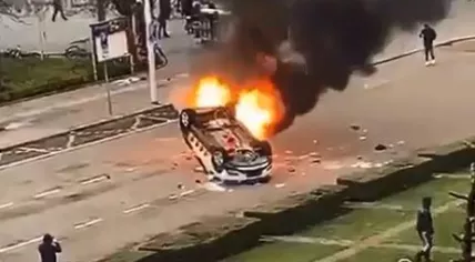 Rioting in Eindhoven, 24 January 2021
