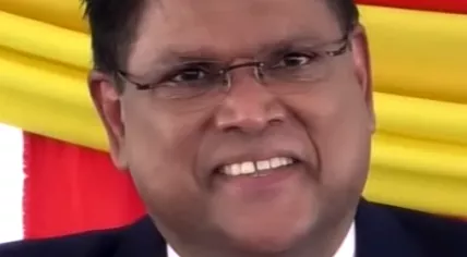 Surinamese President Chan Santokhi