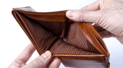 Empty wallet
