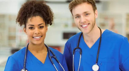Medical Students smiling
