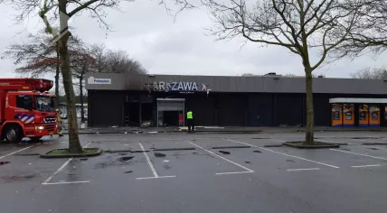 An explosion ripped apart the Warszawa supermarket in Tilburg. 4 Jan. 2020