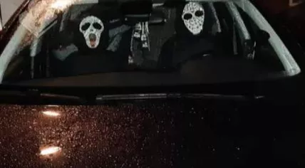 Scary movie maskers