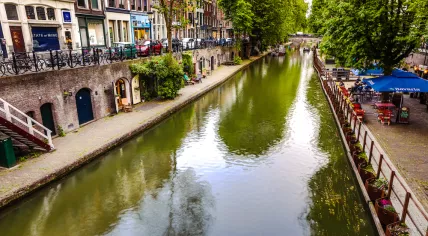 Canals in Utrecht.