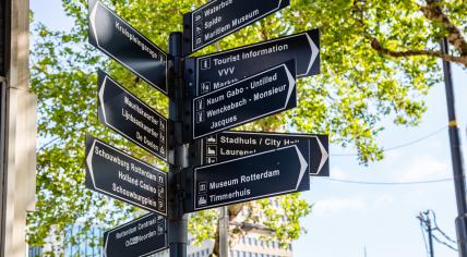 Street signs Rotterdam